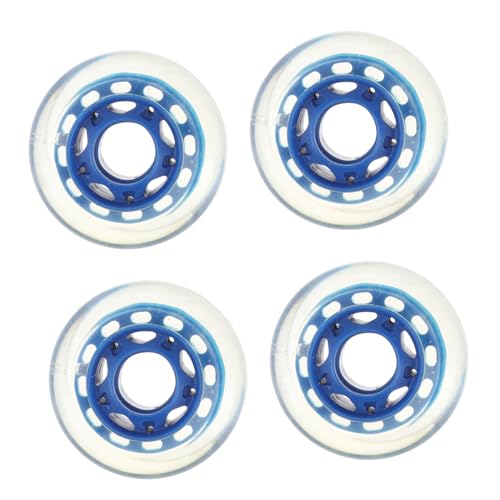 Gogogmee 70mm Pu Roller Skate Wheels 4pcs Replacement for Ice Skates Professional Skating Durable Easy to Use
