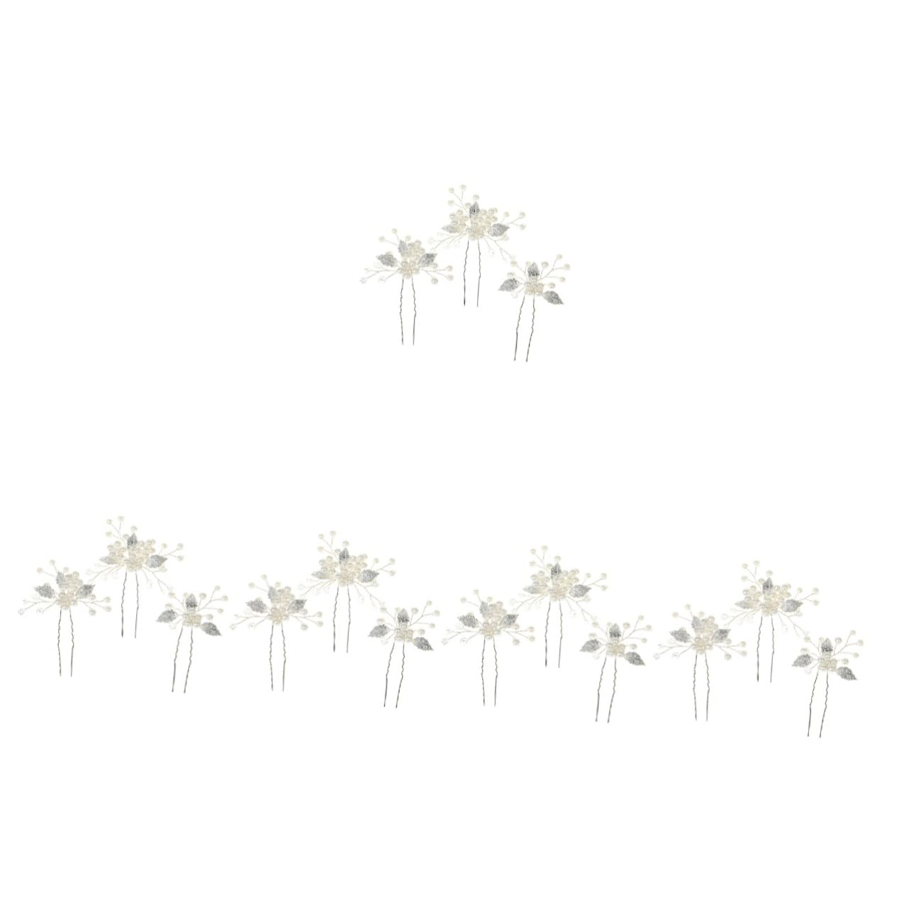 Healeved Lot De 5 Accessoires Pour Cheveux De Mariée En Forme De U Épingles À Cheveux En Forme De Fleur Pour Femmes Et Filles 3 Pièces X 5