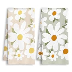 Brown and Green Daisy Floral