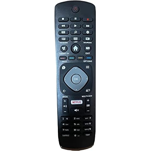 NEW Replacement Universal Remote Control for All Philips Ambilight 4K UHD HDR Smart TV with NETFLIX button, No Setup Needed Cover