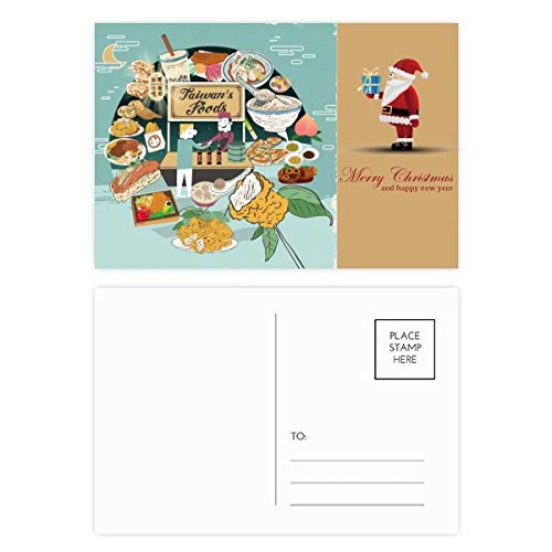 Cartes postales Taiwan Voyage de Nuit Noël en lot de 20 pièces pour correspondance
