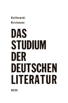 Paperback DAS STUDIUM DER DEUTSCHEN LITERATUR Book