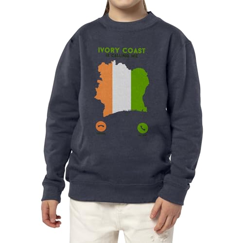 Sweatshirt enfant Ivory Coast is Calling Me pull imprimé hiver - 3