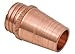 Radnor Model 25CT-62 2.200" Coarse Threaded Nozzle For Up To 550A Tweco No. 5 Series MIG Guns( 12PK)