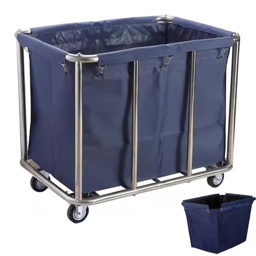 Chariot à linge de 400 L parfait pour organiser la buanderie d'une grande maison