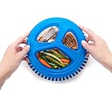 Portions Master Plate | Diet Weight Loss Aid | Food Management & Servings Control 155lbs / 77kg