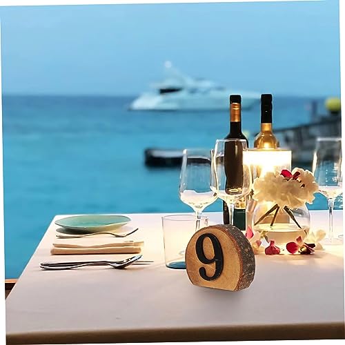 Numéros de table de mariage en bois signalisation banquet