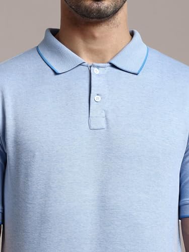 Image of GRECIILOOKS T-Shirt | Regular Fit Polo T-Shirt for Men | Plain T Shirt | Casual T Shirt for Men | Men's T Shirt | Stylish Men's T Shirts | Half Sleeve T Shirt