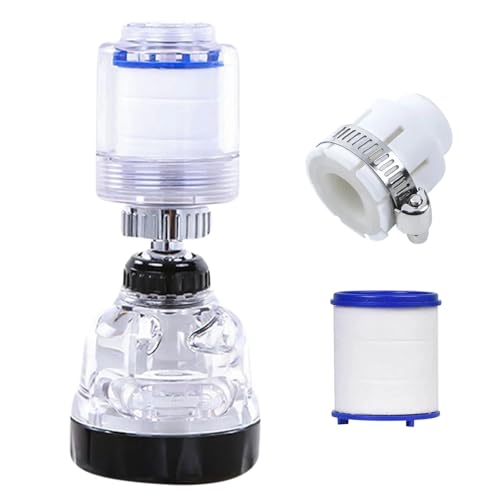 Filtre de robinet pour évier de cuisine pour laver les légumes avec jet haute pression 360°