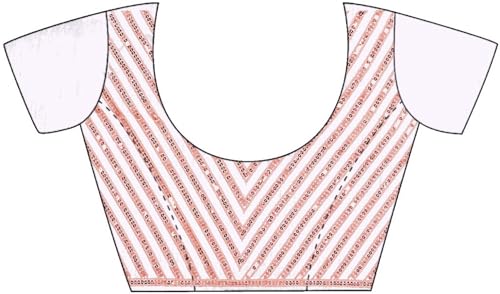 Image of AKHILAM Women's Georgette Embellished Saree With Unstitched Blouse Piece(BITTI555 JR Parent)
