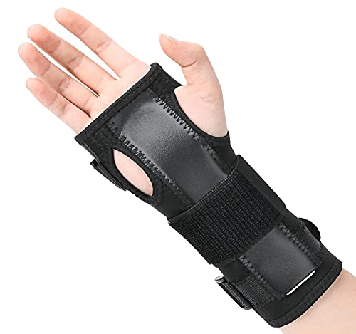 FDTY 1Pcs Wrist Splint for Carpal-Tunnel Syndrome, Adjustable Compression Wrist Brace for Right and Left Hand, uncomfortable Relief for Joints, tendons Sprains