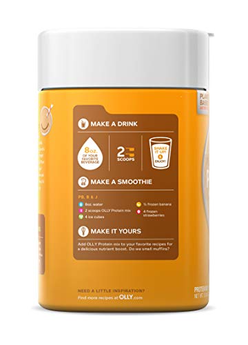 image for OLLY Plant Powered Protein, Protein Powder, 15.3 oz (12 Servings), Cre