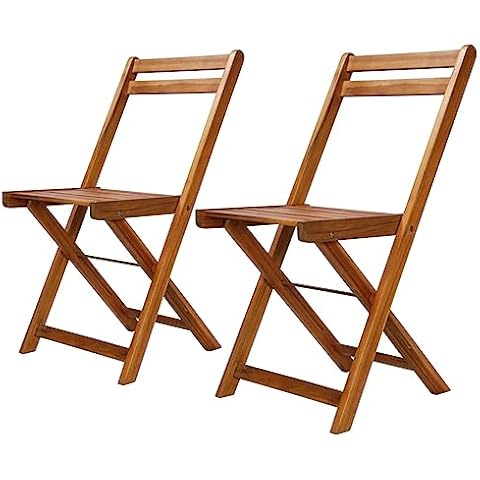vidaXL Chaises de Bistro en Acacia Cover
