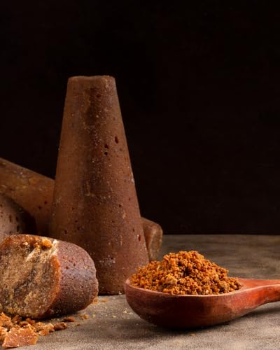 Image of Farm Veda Jaggery Powder - 1 Kg | Natural Sweetener from Sugarcane Juice | No Chemicals or Preservatives | Iron Rich | Traditional Gud Powder | Healthy Sugar Alternative