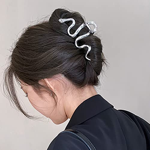 Pinzas Grandes de Metal para Cabello Tipo Mariposa 2 Piezas miniatura 3