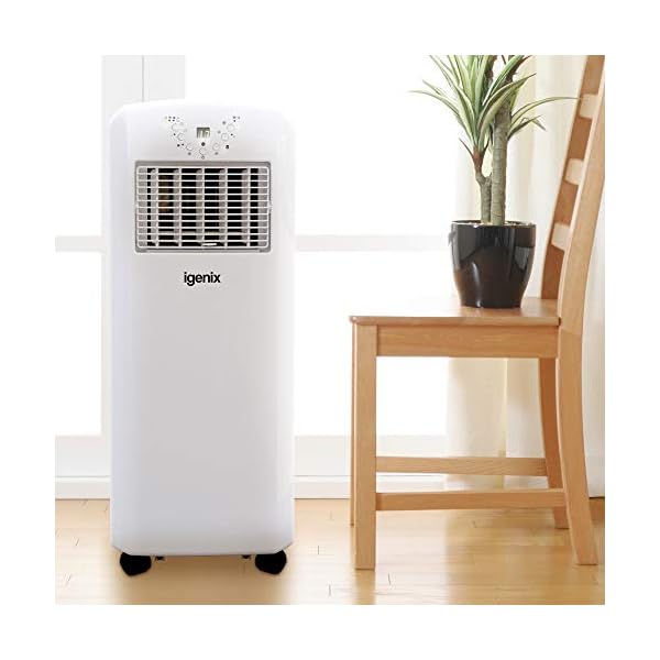 Igenix IG9902 3-in-1 Portable Air Conditioner with Heating Function, 9000 BTU, 1100 W - White - Image 4