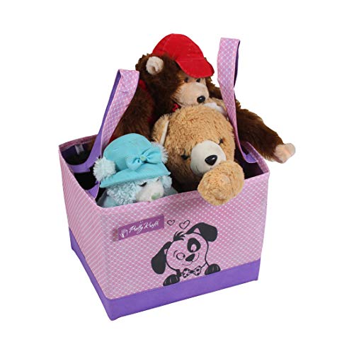 Image of PrettyKrafts Storage Box Set of 2 Open Impreio Pink Printed