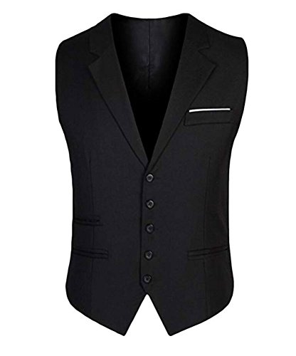 Men's Slim Fit Grey Suits Vest Business Suit Dress Waistcoat Vests Separate Vest