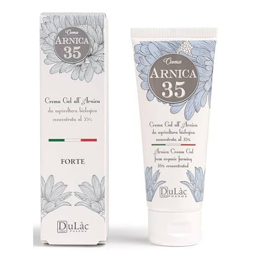 Árnica 35 - Gel Crema con 35% de Árnica Ecológica, Menta y Eucalipto, Acción Fuerte, Ideal para Masajear los Músculos y las Articulaciones, 75 ml, Made in Italy