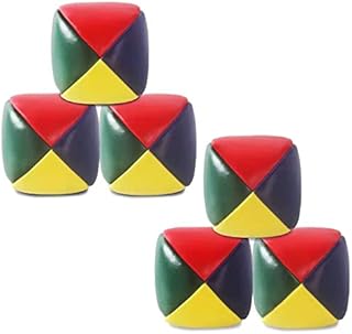 Heqishun 6 Pack Soft Juggling Balls for Beginners Juggle Balls Bulk Set for Juggler, Kids and Adults