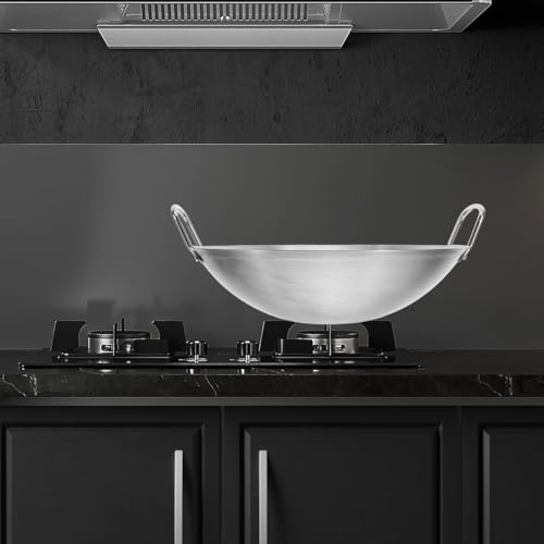 Wok de acero inoxidable con doble mango Garneck miniatura 7