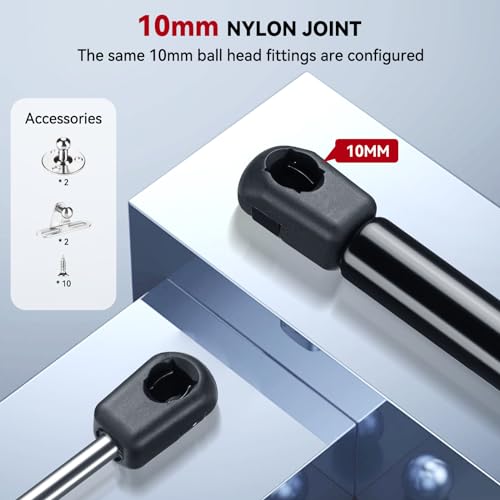 image for Vepagoo 7 inch Gas Struts 10Lb/44N, SPD490010 Gas Shock Spring Lift Su