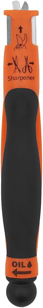 Zenport KS06 6-in-1 Multi-Sharpener for Pruners/Scissors and Knives, 8-Inches Long