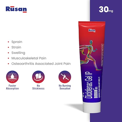 Image of Rusan BIORAN 30g Quick Pain Relief Gel (14 Tubes)