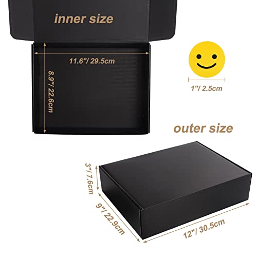 Image of ZBEIVAN Shipping Boxes Mailers 12x9x3 inches Corrugated Cardboard Small Packing Kraft Moving Mailing Box, Pack of 20