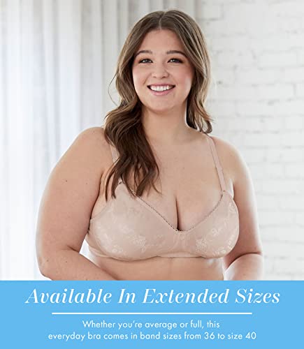 Image of Bestform Women's 5006222 Floral Jacquard Wireless Soft Bra with Lightly-Lined Cups