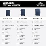 Wittchen Groove Line Zestaw Walizek, Niebieski, 3 elementy