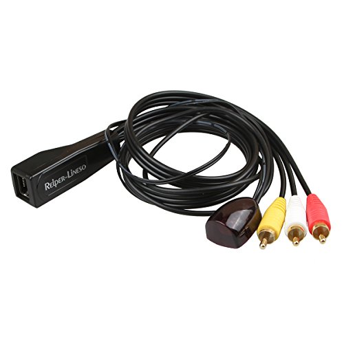 image for Relper-Lineso TV 3 RCA A/V and USB IR Remote Control Extender Kit Over