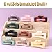 12 Pcs Large Square Hair Claw Clips for Women, 4.3-Inch Matte Rectangle Claw, Strong Hold Non-slip Hair Clips for Thick & Thin Hair,Mixed Color for Gifting, Work, and Daily Styling