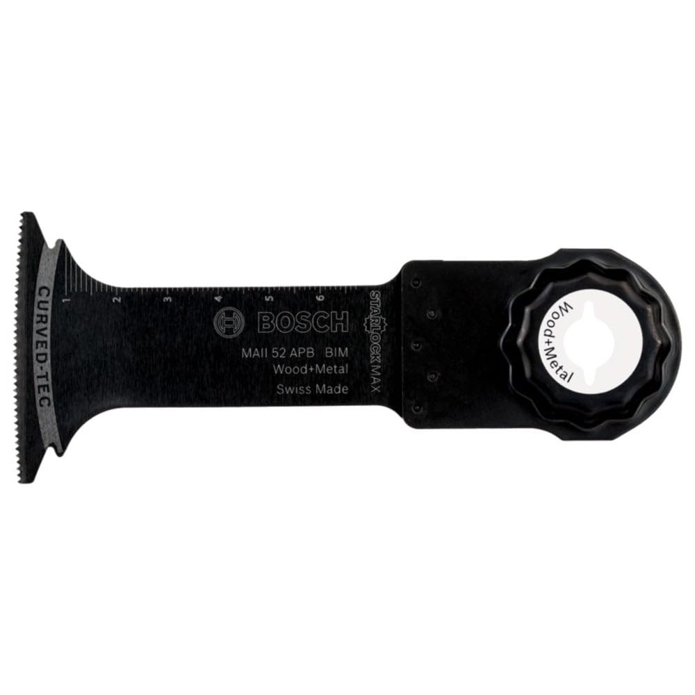 Bosch Accessories Lames plongeantes MAII 52 APB (pour le bois et le métal non durci, Starlock Max, accessoire pour outil multifonction)