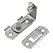 Jiozermi 4 Pcs 90 Degree Right Angle Door Latch with Screws, Sliding Door Lock Barrel Bolt for Doors & Windows