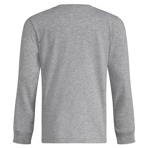 adidas Boys Long Sleeve Cotton Graphic T-Shirt2