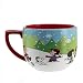 Hallmark 6MJC3026 One Oversized Snoopy Peanuts Mug, Extra Large, Re, White, Blue, Green