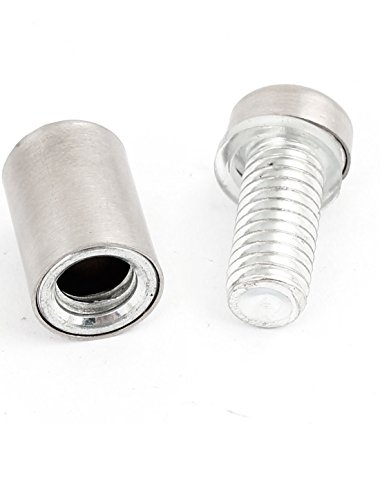 Rvsmda 20 pezzi 12 mm x 22 mm in acciaio INOX