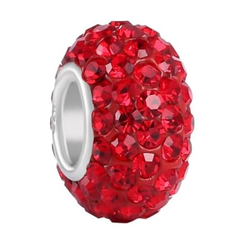 Adabele 925 Sterling Silver July Birthstone Charm Cover