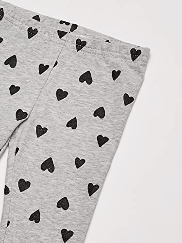 Carter's Girls' Little 2-Pack Leggings, Floral/Hearts, 4-5 #TOP1