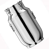 ★Seau Alimentaire Inox Facile à nettoyer et à entretenir :pot a lait inox bidon Grâce à sa surface lisse en acier inoxydable et à sa large ouverture, le nettoyage est un jeu d'enfant. Fini l'accumulation de résidus, place à une hygiène irréprochable à chaque utilisation ! Idéal pour un usage quotidien.