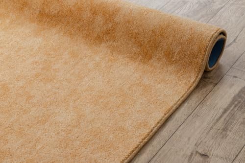 Tapis Serenade or jaune grand format 150 x 250 cm