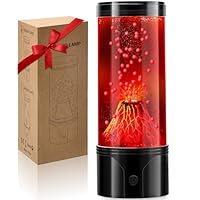 Lava Lamp,Volcanic Night Light for Kids Adults,USB/Batteries Powered Bedside Lamps for Home Room Decor Bedroom Office Mood Lighting,Unique Birthday Anniversary Back to School