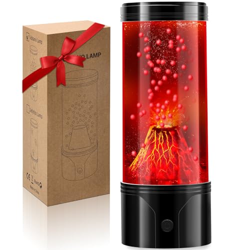 ONXE Volcano Eruption Lamp Science Kit - STEM Certified Educational Night Light with Dual USB/Battery Power, 8.7