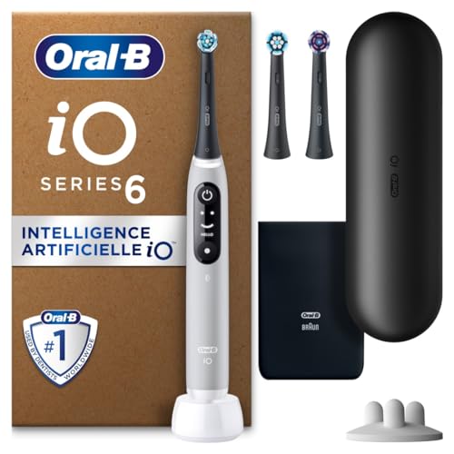 Oral-B Brosse A Dents Electrique iO 6 Grise, 5 Modes Dont Blancheur Et Soin Des Gencives, Capteur De...