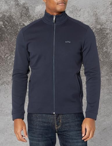 BOSS Men's Sporty Regular Fit Zip Up Cotton Jacket3