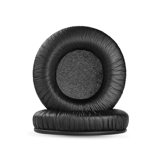 Almohadillas de repuesto NS-WHP314 compatibles con auriculares Insignia NS-WHP314 con espuma viscoelástica de alta densidad y cuero arrugado negro, diseño cómodo que alivia presión miniatura 5