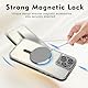 YjkjYii 4 Stück für MagSafe Aufkleber,Universal Ring für MagSafe Ring,für MagSafe Sticker 360,Kompatibel mit iPhone iPad Samsung und mehr Smartphone -Schwarz(The Mag-Safe Sticker No Magnets)