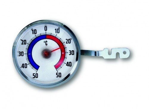 Preisvergleich Produktbild Fensterthermometer rund silber, SK-10TFA