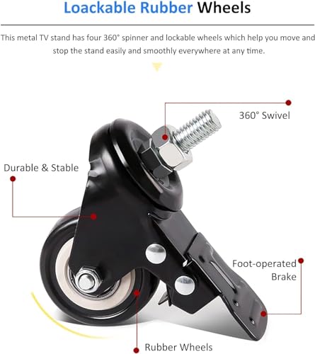 Soporte móvil universal para TV 32 a 70 pulgadas miniatura 6